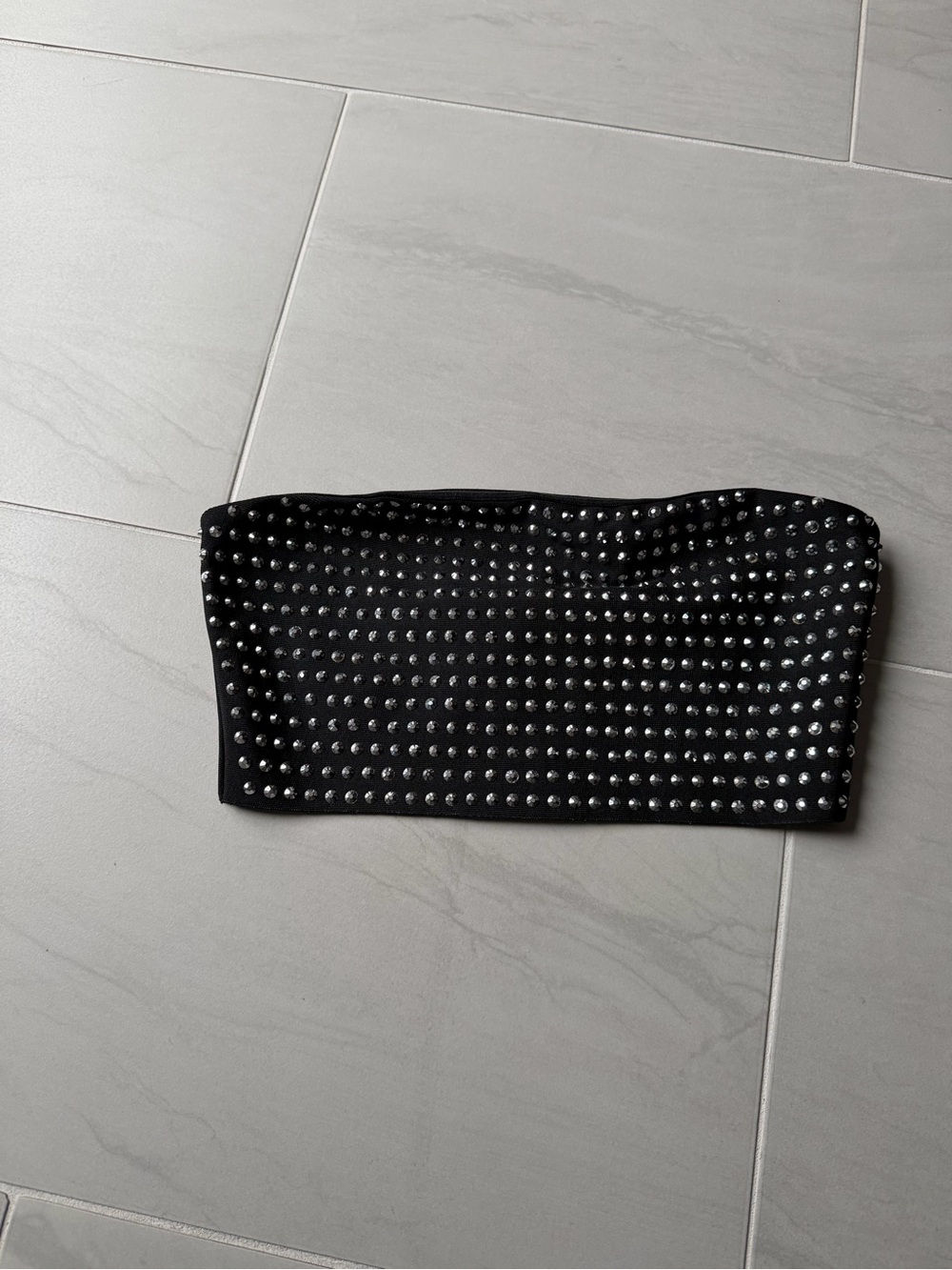 FOREVER 21 bandeau studded top